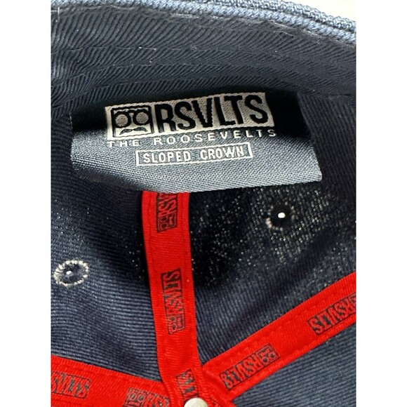 RSVLTS Sloped Crown USA United States of America Blue USA Snapback Hat Cap OSFA - Picture 8 of 9